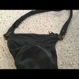 Donna Karen New York leather bucket bag